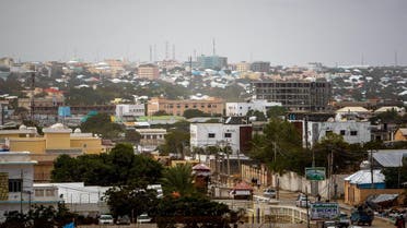 A file photo shows a general view of Mogadishu skyline looking toward the city center and central business district, August 5, 2013. (Stuart Price/AU-UN IST photo/AFP)