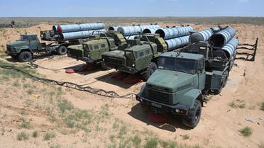 A view shows Russian S-300 missile systems during military exercises at the Ashuluk shooting range near Astrakhan, Russia June 19, 2019. (Reuters/Sergey Pivovaro)