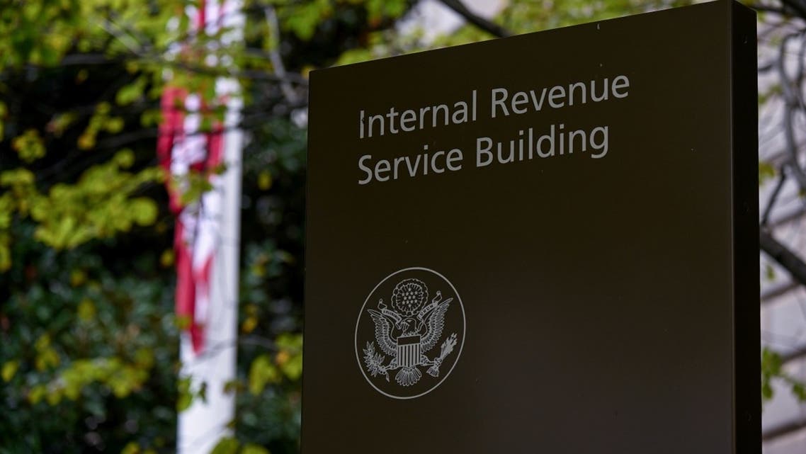A sign for the Internal Revenue Service (IRS) building is seen in Washington, US September 28, 2020. (Reuters)