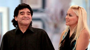 Maradona and his GF