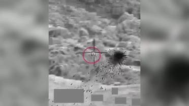 Houthis Drone targeted  by Arab Coliation