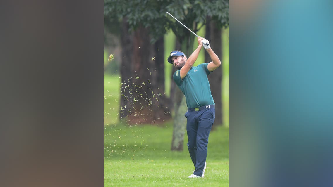 Antoine Rozner of France plays a shot during the final round of the Joburg Open golf tournament. (File photo: AFP)