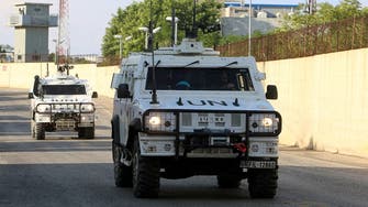 اسرائیل کی سرحد کے قریب جنوبی لبنان میں اقوام متحدہ کے امن فوجیوں کے قافلے پرحملہ