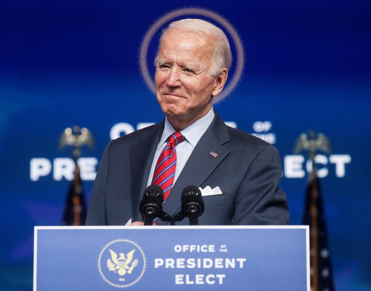  Biden speaks about the economy and the final US jobs report of 2020 at his transition headquarters in Wilmington, Delaware. (File photo: Reuters)