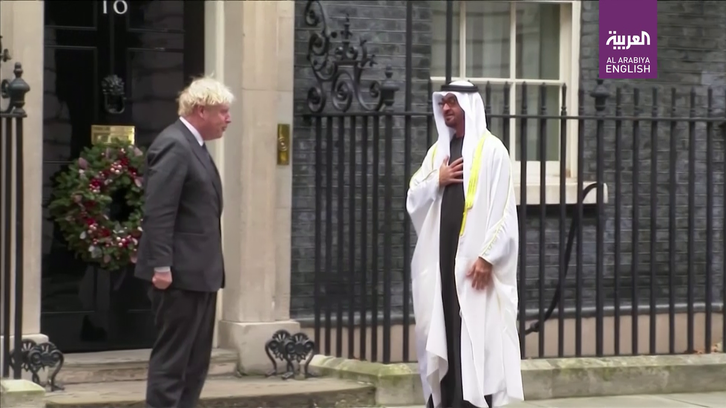British PM and Abu Dhabi Crown Prince meet in London