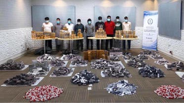 Sharjah Police arrested nine men who confessed to planning to sell $4mln worth of narcotic drugs. (Sharjah Police)