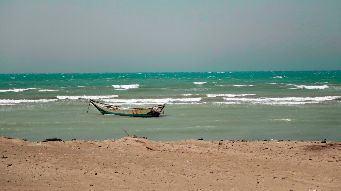 February 12, 2018 file photo of a small boat anchored near the Red Sea port of Hodeida, Yemen. (The Associated Press/Nariman El-Mofty)
