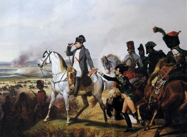 لوحة تجسد نابليون خلال معركة فاغرام