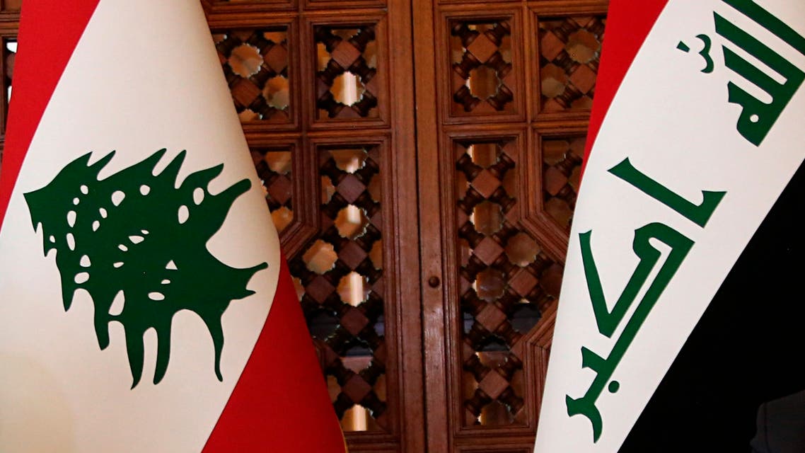 Lebanon and Iraq flags. (File photo: AP)