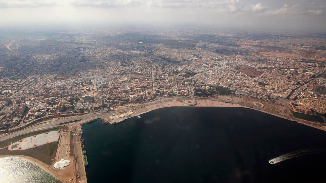 General view of Tripoli city seen through an airplane window on September 30, 2011. (Reuters)