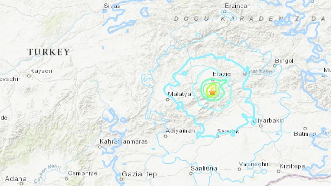 Magnitude 5 3 Earthquake Shakes Eastern Turkey Disaster Authority Al Arabiya English