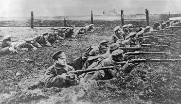 جانب من القوات الروسية بالحرب العالمية الأولى