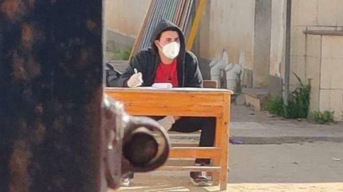 Coronavirus infected Student