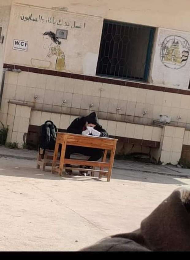 Coronavirus infected Student