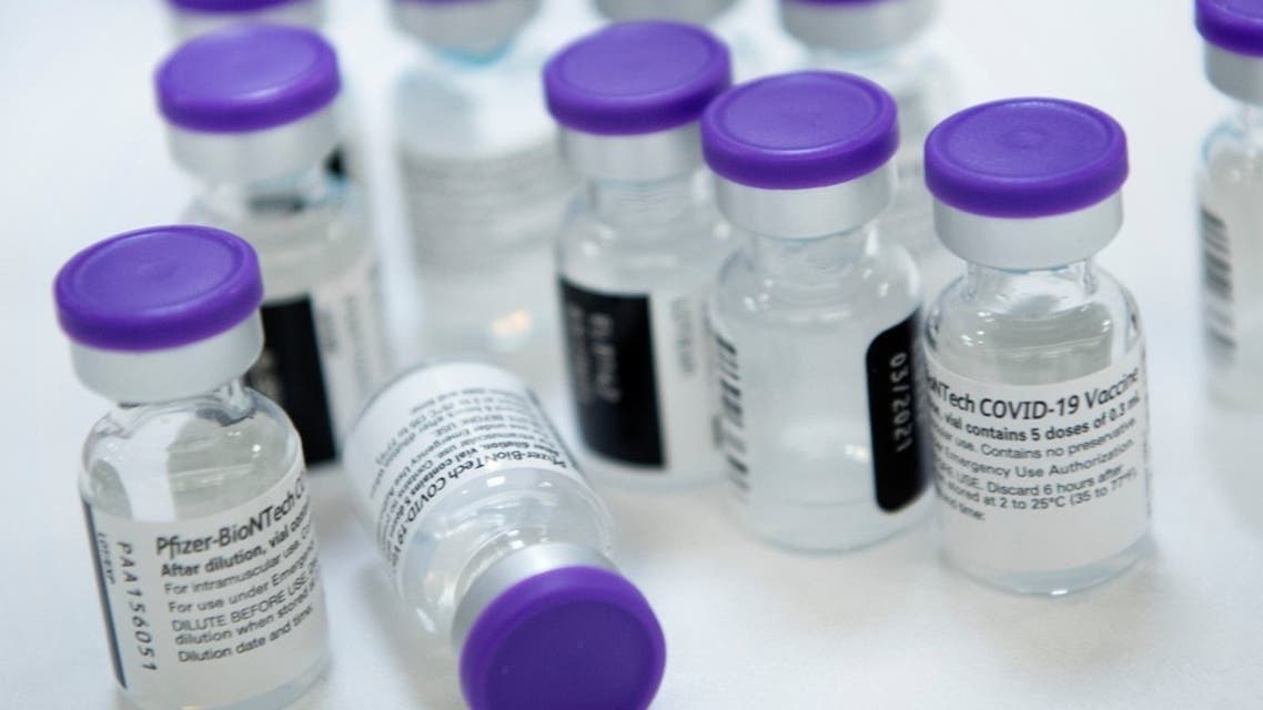 Vials of undiluted Pfizer COVID-19 vaccine (File photo: AFP)