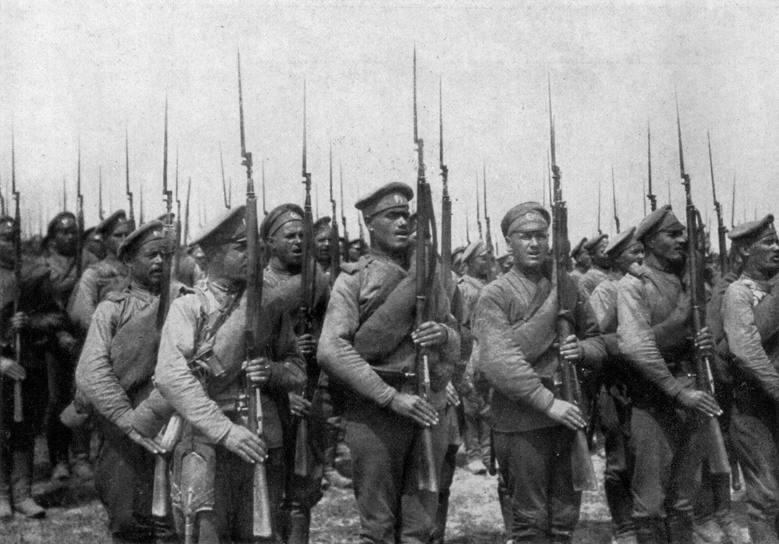جنود روس بالحرب العالمية الأولى