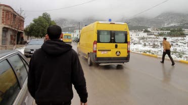 File photo of an ambulance in Algeria. (AP)