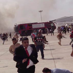 اليمن يدعو مجلس الأمن لإدانة هجوم مطار عدن بشكل واضح