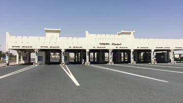 A view shows Abu Samra border crossing to Saudi Arabia, in Qatar June 12, 2017.  (Reuters)
