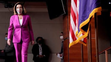 U.S. House Speaker Nancy Pelosi holds news conference at U.S. Capitol a day after violent protests in Washington. (Reuters)