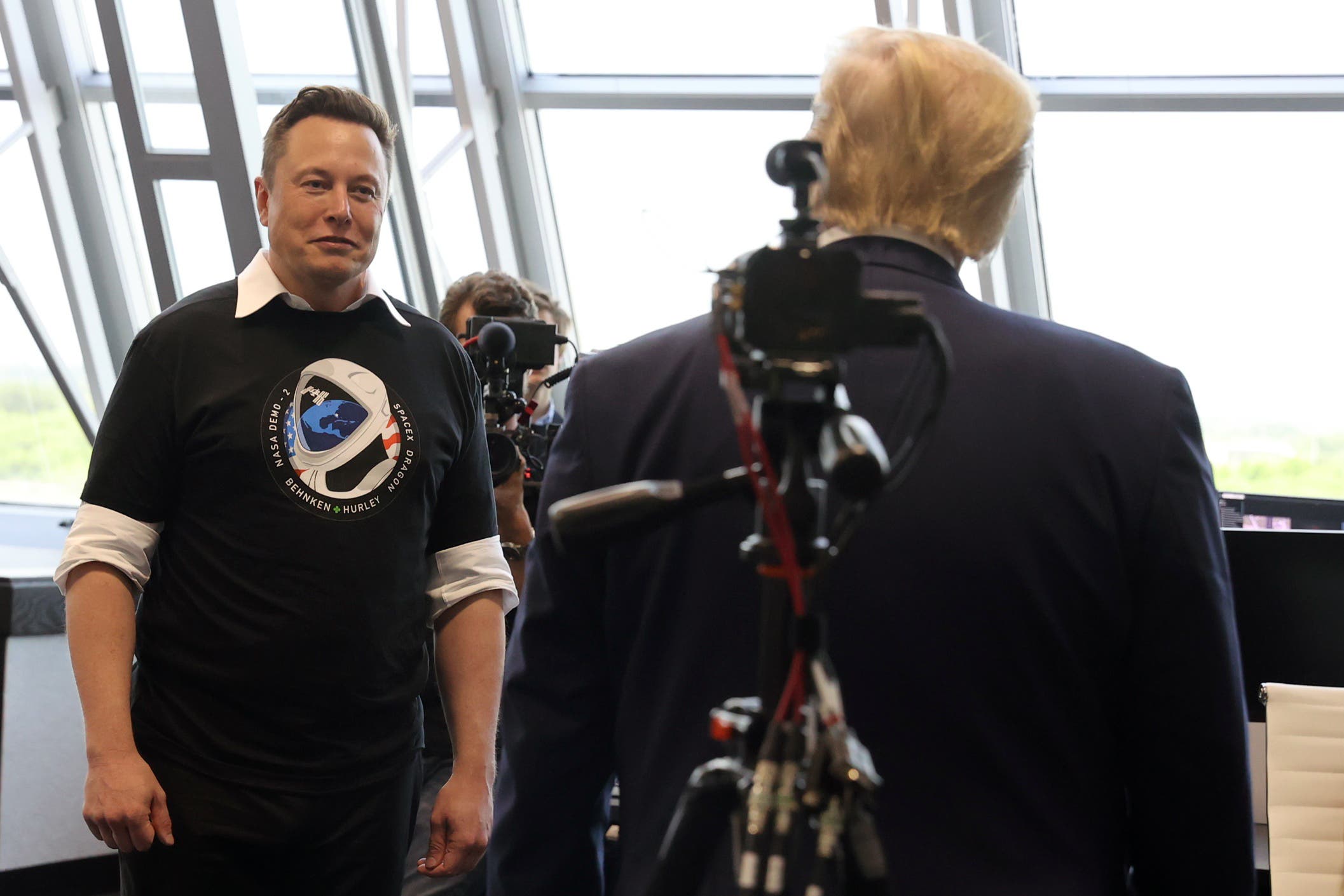 Elon Musk and Donald Trump (archive)