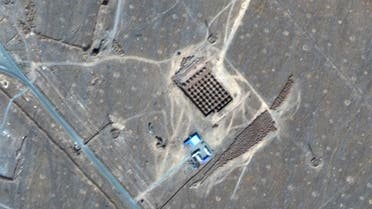 صوورة عبر الأقمار الاصطناعية لموقع فوردو النووي الإيراني (فرانس برس)