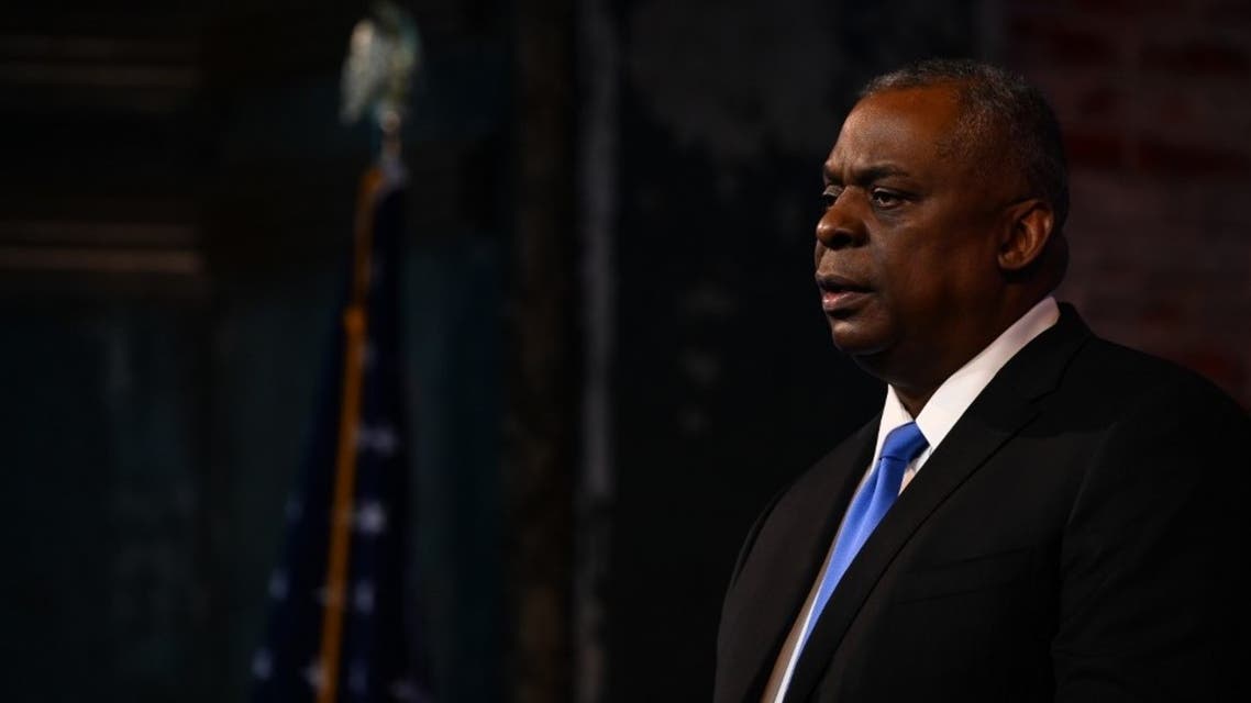 Retired general Lloyd Austin speaks after being nominated by US President-elect Joe Biden to be US Defense Secretary, at The Queen Theater in Wilmington, Delaware on December 9, 2020. (AFP)