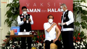 Indonesia's president receives country's first Covid-19 vaccine shot