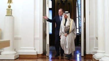Saudi FM With Russian FM 