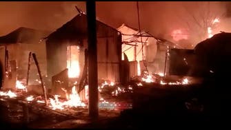 حريق يدمر مئات المساكن في مخيم للروهينغيا في بنغلادش