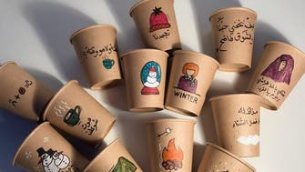 سعودی آرٹسٹ کی پیالیوں پر فن پاروں کی سوشل میڈیا پر دھوم