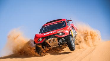 The Hunter developed by the Bahrain Raid Extreme (BRX) competing in the 2021 Dakar Rally (Supplied)