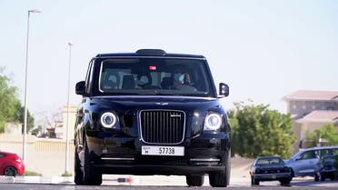 The new taxi will be characterized by a semi-curved shape and black color that mimic the iconic London Cab. (Dubai Media Office)