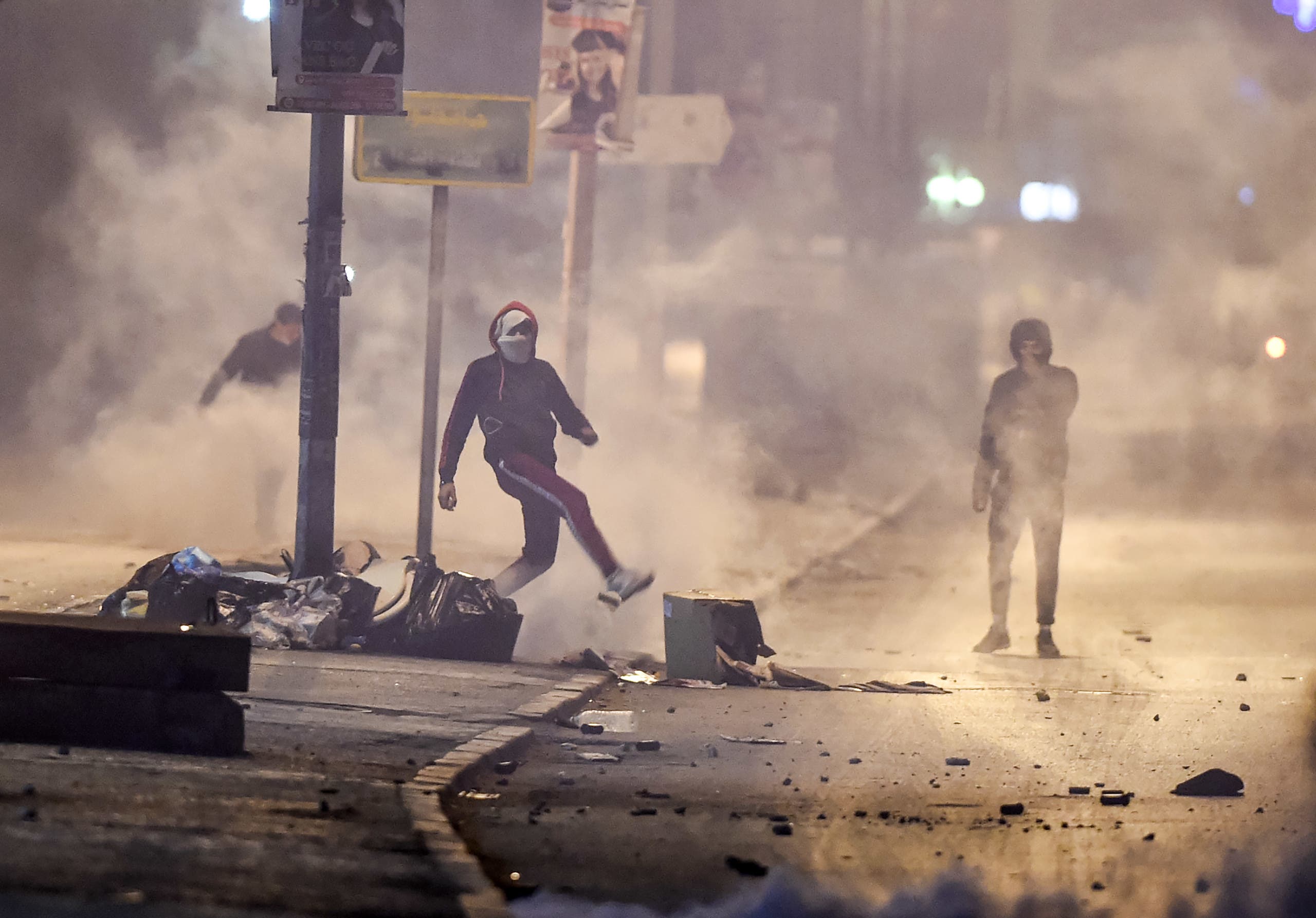 From the suburb of Al-Tadamon city on January 17