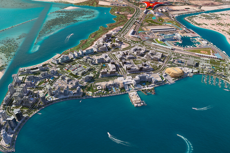 Yas Bay is a mega project to the south of Abu Dhabi's Yas Island (supplied)