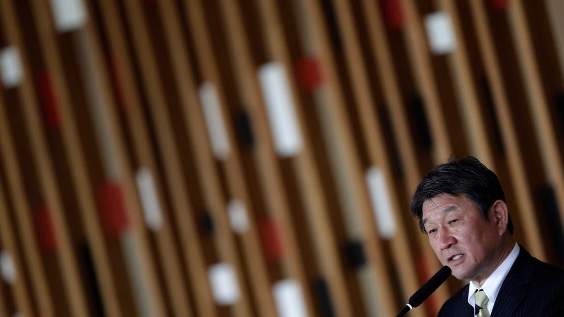 Japan's Foreign Minister Motegi Toshimitsu. (AP)