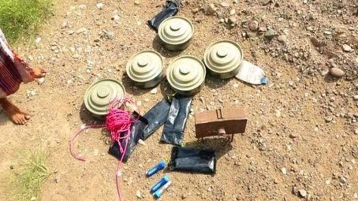 ألغام حوثية