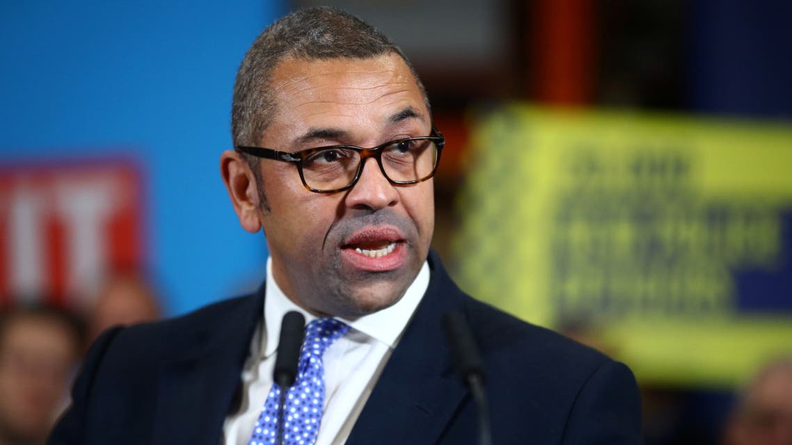 Britain's Conservative Party Chairman James Cleverly speaks during a rally event in Colchester, Britain December 2, 2019. REUTERS/Hannah McKay/Pool