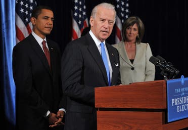 US President-elect Barack Obama (L) listens to Vice president-elect Joe Biden on December 15, 2008. The Biden administration might be taking lessons from the earliest days of the Obama administration.(Reuters)