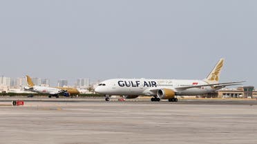 Gulf Air’s first Boeing 787-9 Dreamliner arrives at Bahrain International Airport in Muharraq, Bahrain April 27, 2018. (Reuters/Hamad I Mohammed)