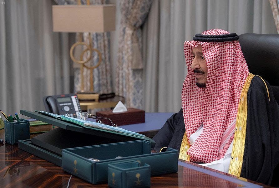 ملک سلمان بن عبدالعزیز در جلسه شورای وزیران عربستان سعودی