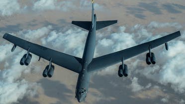 US B-52 bomber flies over the Middle East. (Supplied)
