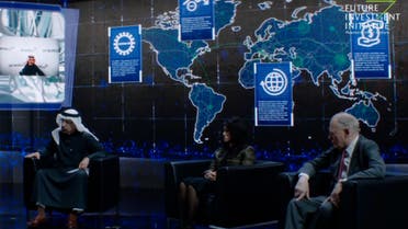 Panellists on day one of FII 2020. (Screengrab)