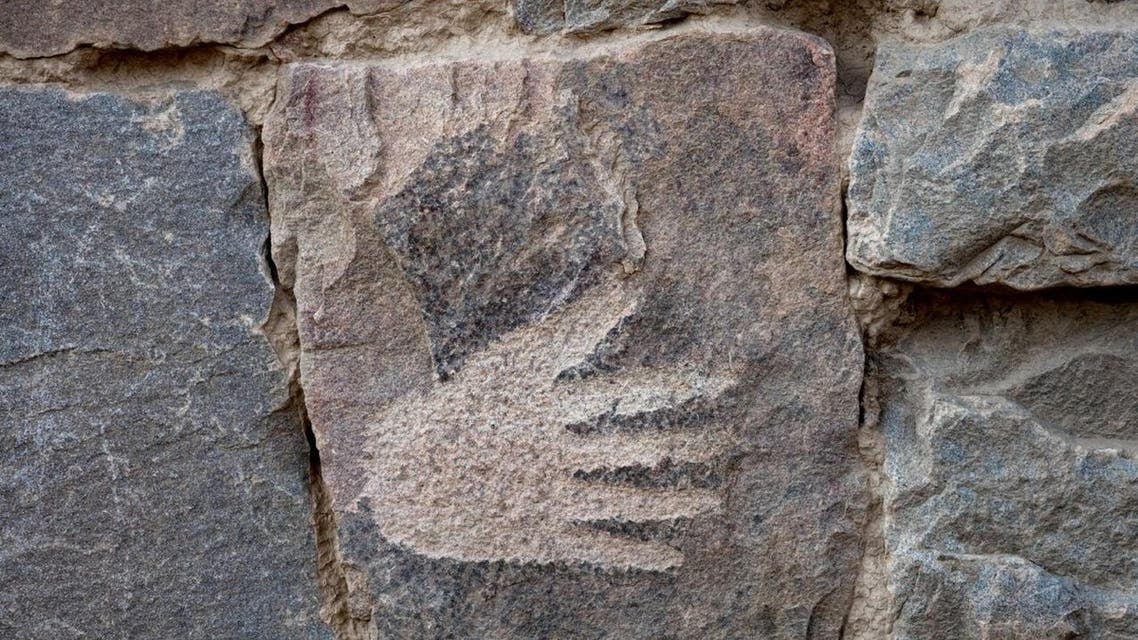 إحدى المنشآت الحجرية في السعودية