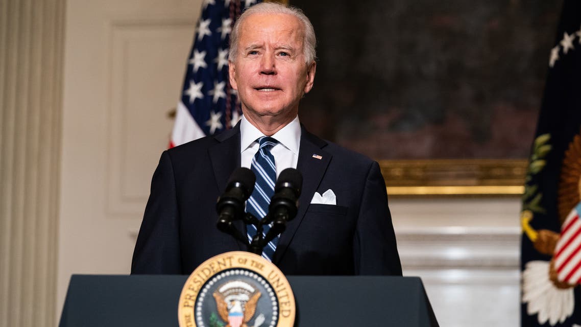 US President Joe Biden in the White House. (AFP)