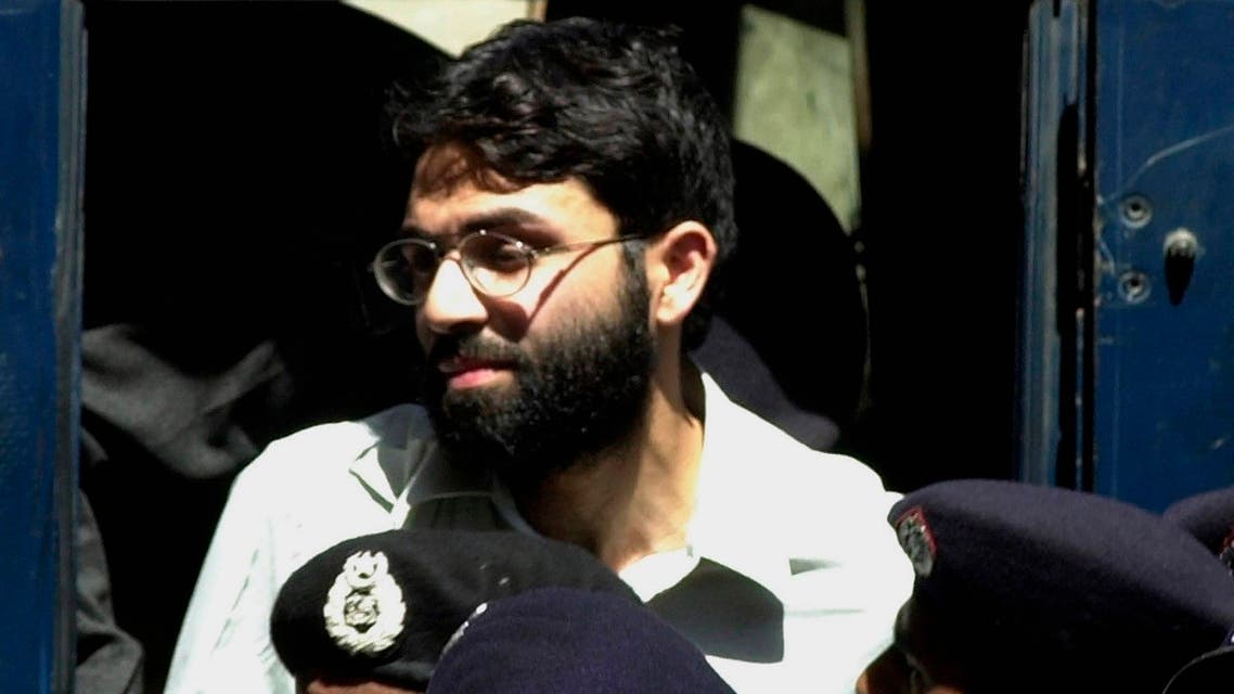 In this March 29, 2002 file photo, Ahmed Omar Saeed Sheikh, the alleged mastermind behind Wall Street Journal reporter Daniel Pearl's kidnap-slaying, appears at the court in Karachi, Pakistan. (AP)