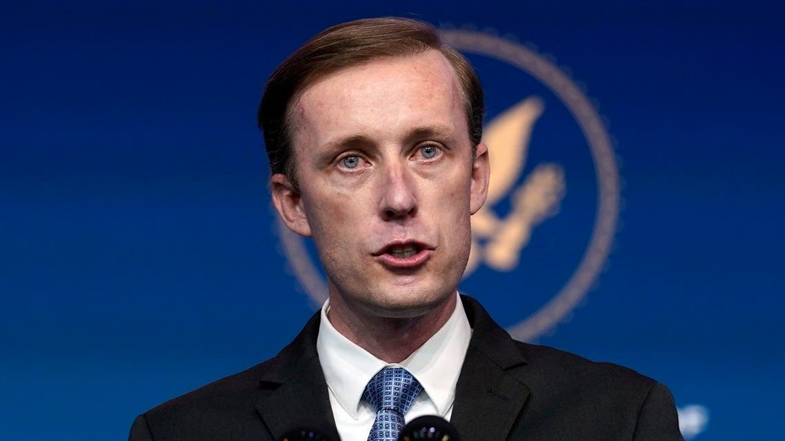President Joe Biden's national security advisor, Jake Sullivan, Nov. 24, 2020, in Wilmington, Del. (AP)