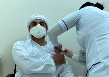 A man receives a dose of a vaccine against the coronavirus disease, in Dubai. (File photo: Reuters)