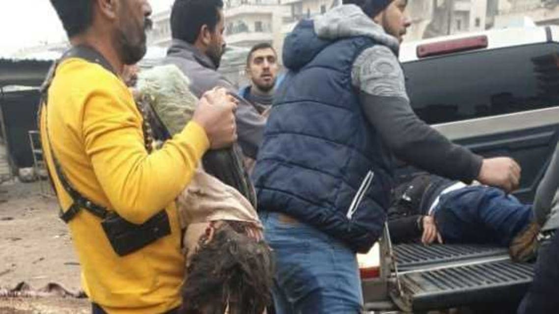 انفجار مفخخة بعفرين