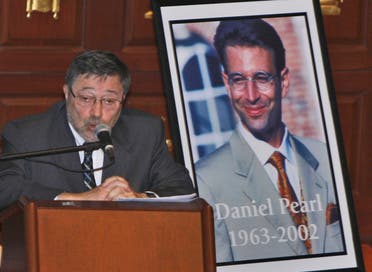 In this April 15, 2007, file photo, Dr. Judea Pearl, father of American journalist Daniel Pearl, who was killed by terrorists in 2002, speaks in Miami Beach, Florida. (AP)